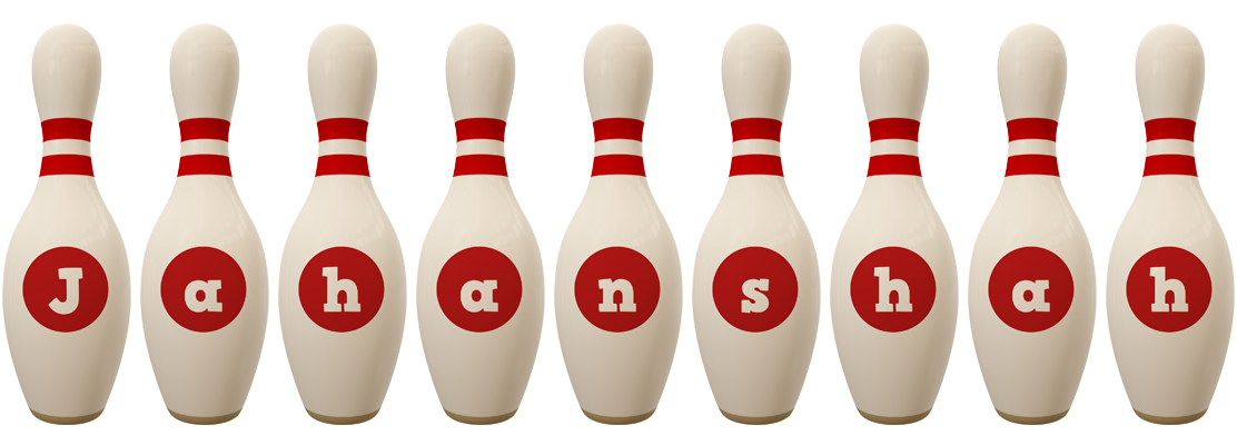 Jahanshah bowling-pin logo
