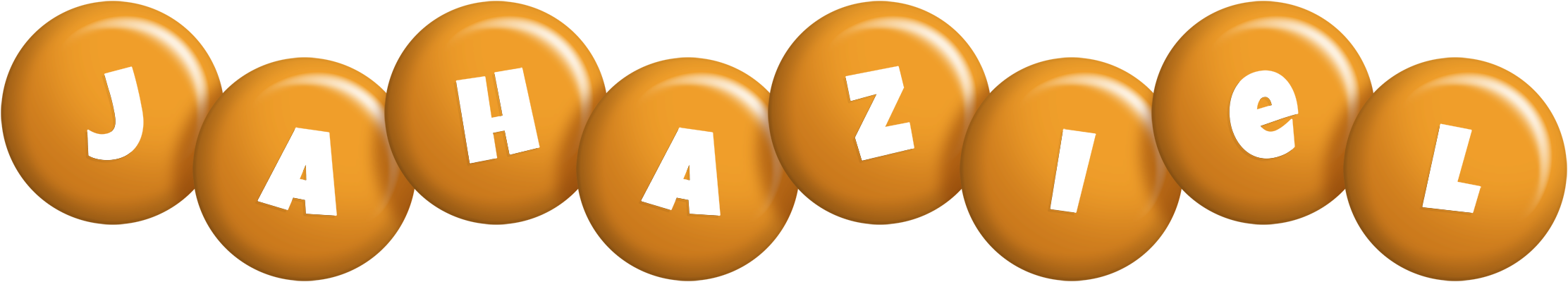 Jahaziel candy-orange logo