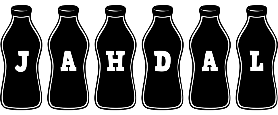Jahdal bottle logo