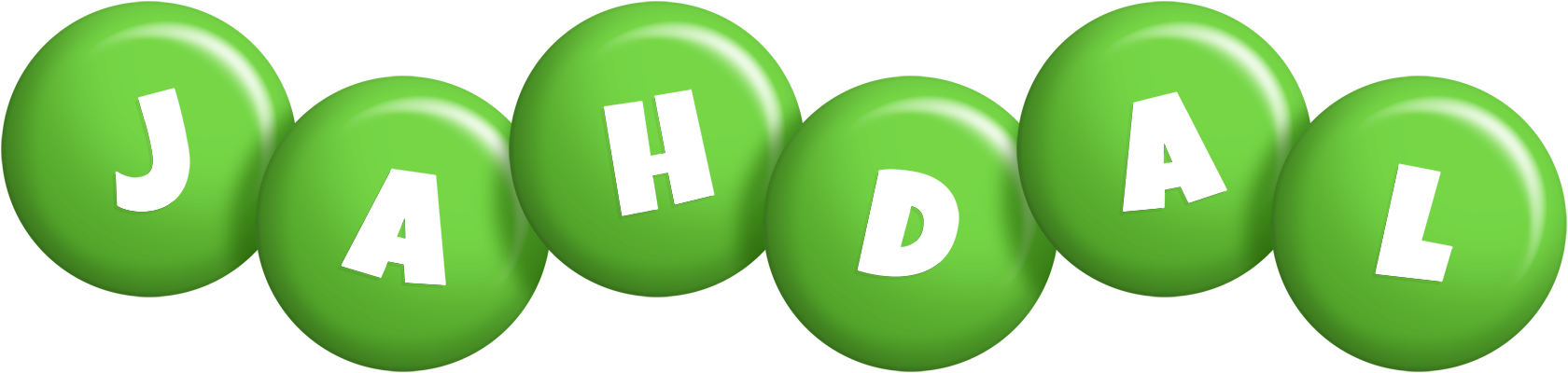 Jahdal candy-green logo