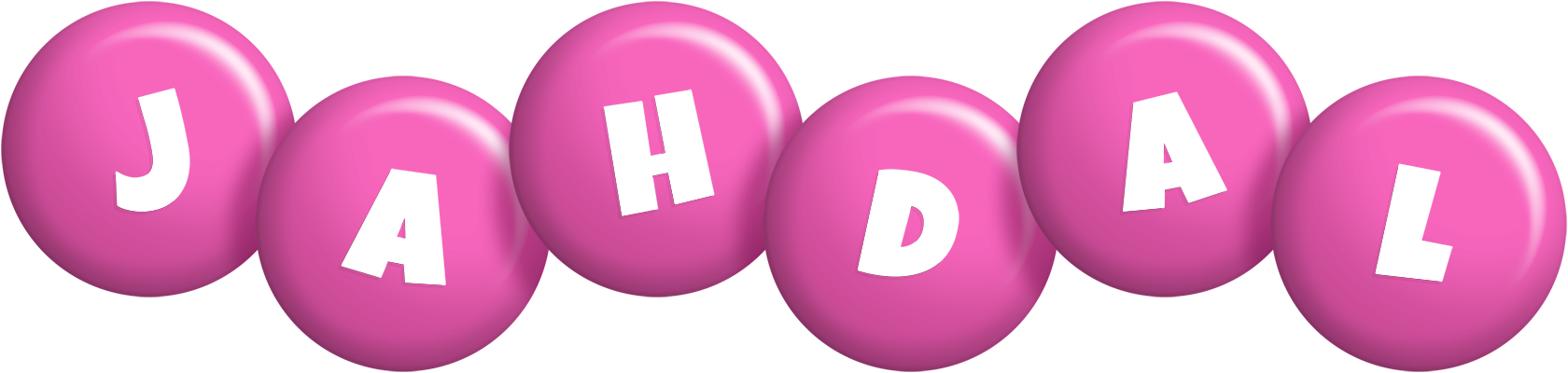 Jahdal candy-pink logo