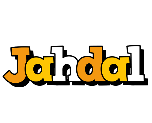 Jahdal cartoon logo