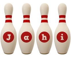 Jahi bowling-pin logo