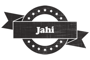 Jahi grunge logo