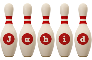 Jahid bowling-pin logo