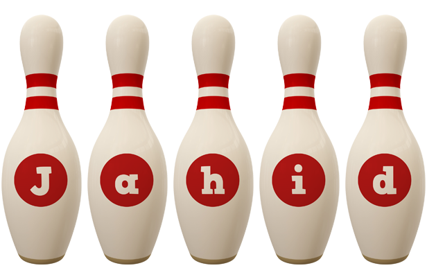 Jahid bowling-pin logo
