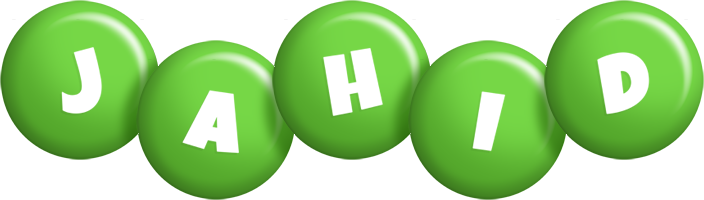 Jahid candy-green logo