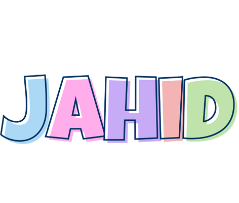 Jahid pastel logo