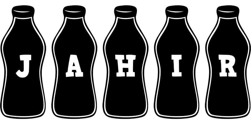 Jahir bottle logo