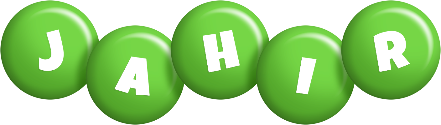 Jahir candy-green logo