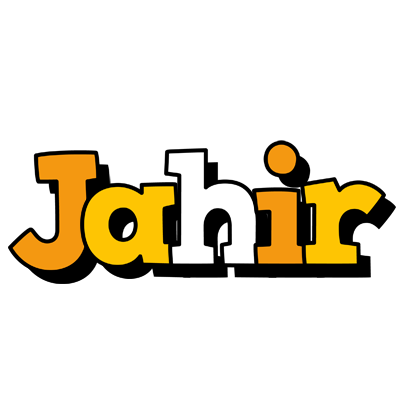 Jahir cartoon logo