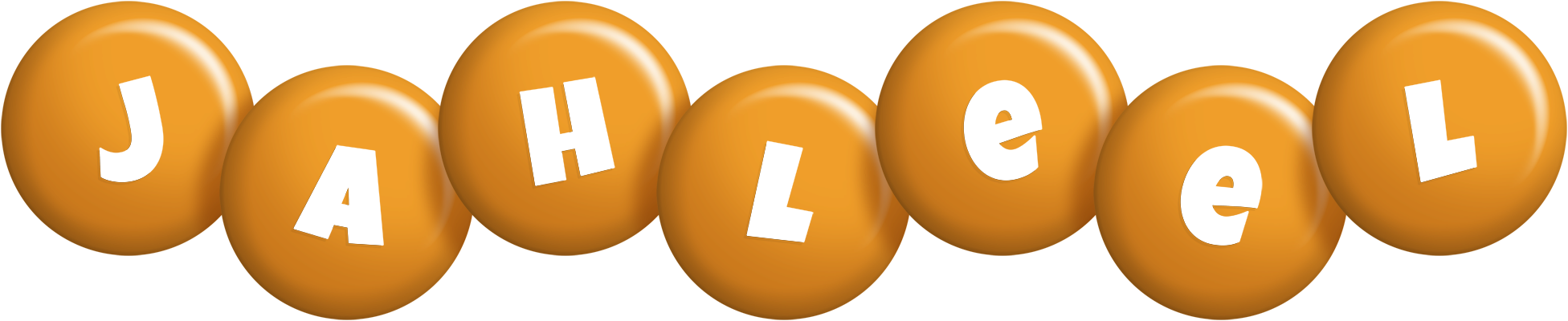Jahleel candy-orange logo