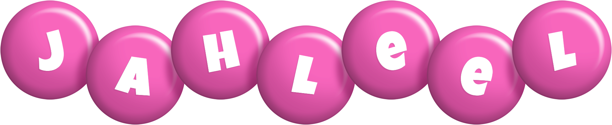 Jahleel candy-pink logo