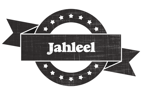 Jahleel grunge logo