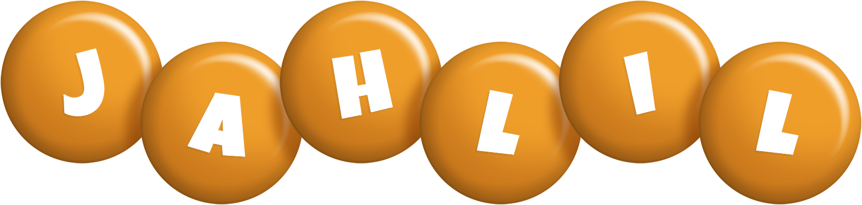 Jahlil candy-orange logo