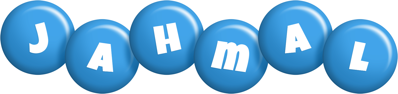 Jahmal candy-blue logo
