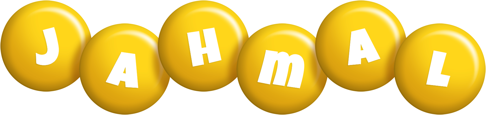 Jahmal candy-yellow logo