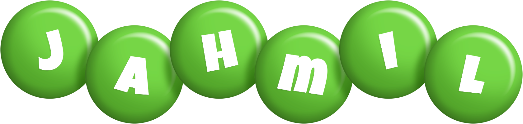 Jahmil candy-green logo