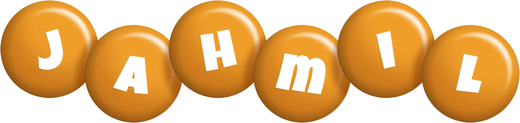 Jahmil candy-orange logo