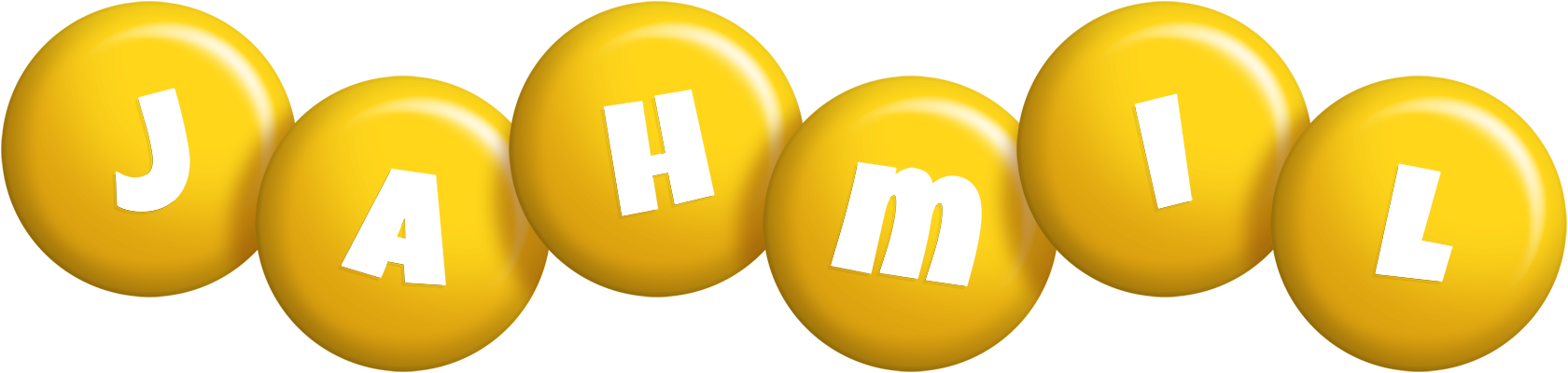 Jahmil candy-yellow logo