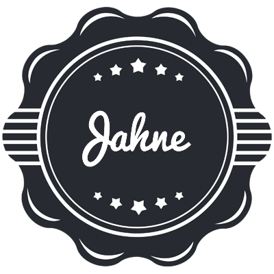 Jahne badge logo