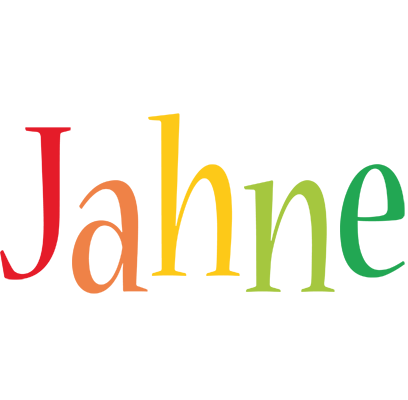 Jahne birthday logo