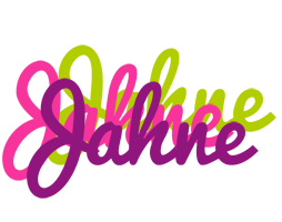 Jahne flowers logo