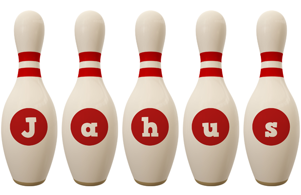Jahus bowling-pin logo
