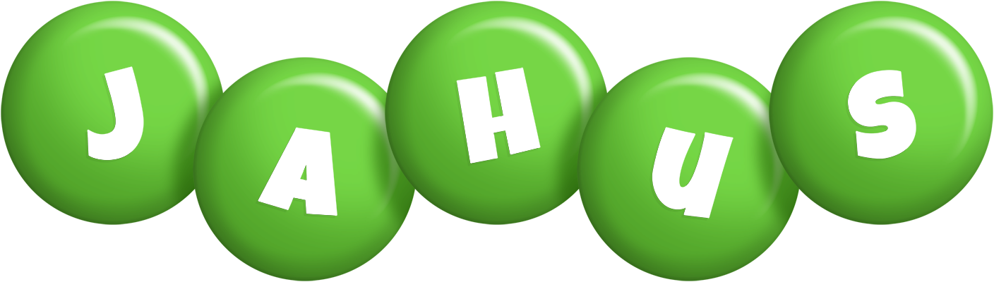 Jahus candy-green logo