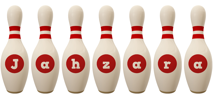 Jahzara bowling-pin logo