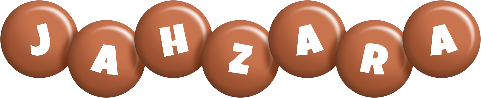 Jahzara candy-brown logo