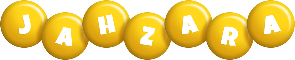 Jahzara candy-yellow logo