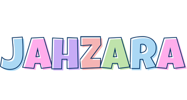 Jahzara pastel logo