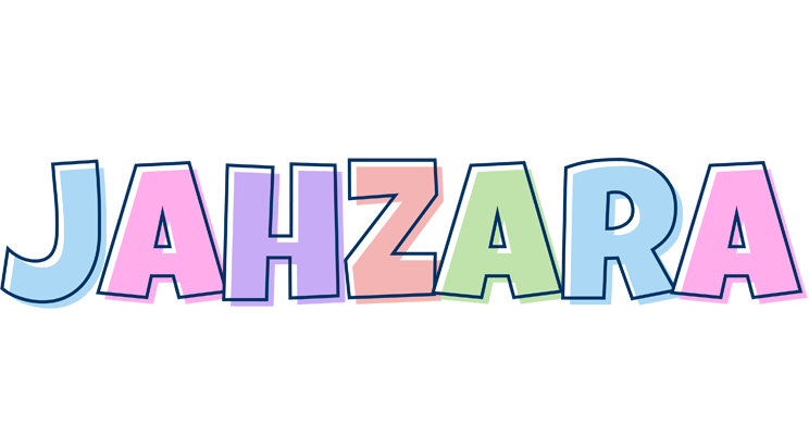 Jahzara pastel logo