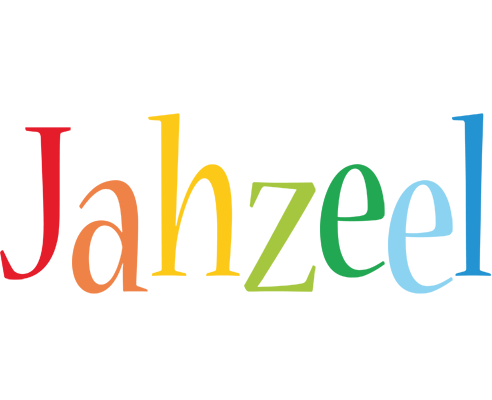 Jahzeel birthday logo