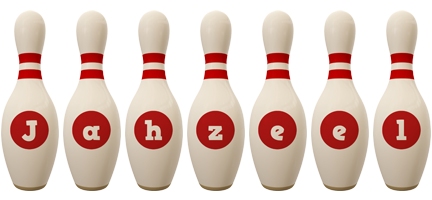 Jahzeel bowling-pin logo