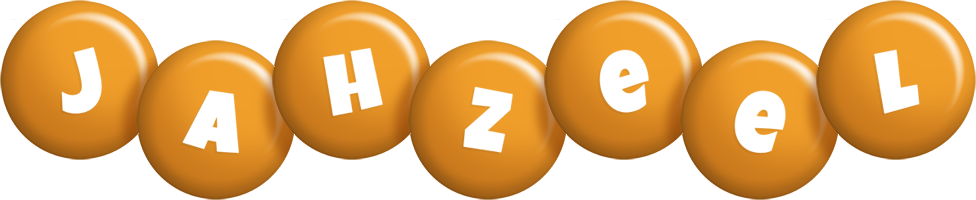 Jahzeel candy-orange logo