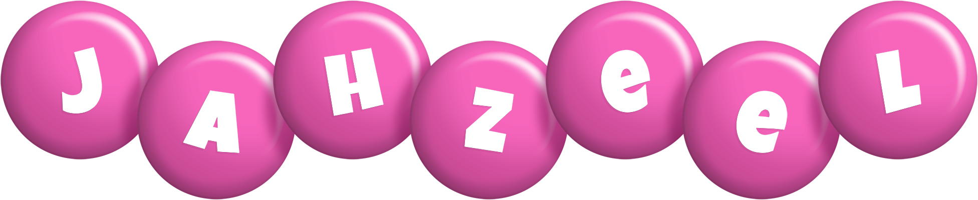 Jahzeel candy-pink logo