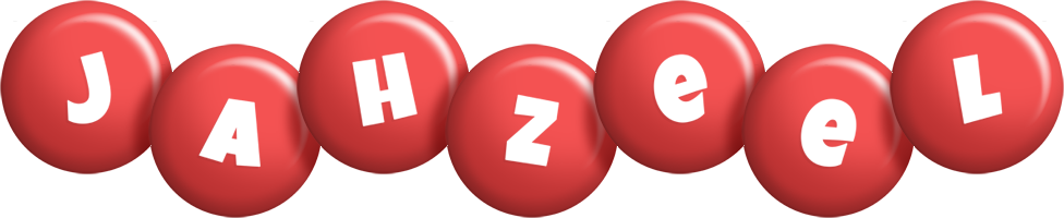 Jahzeel candy-red logo