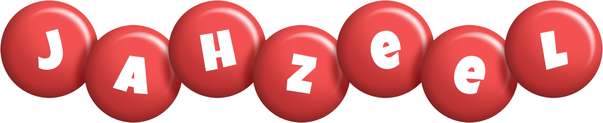 Jahzeel candy-red logo