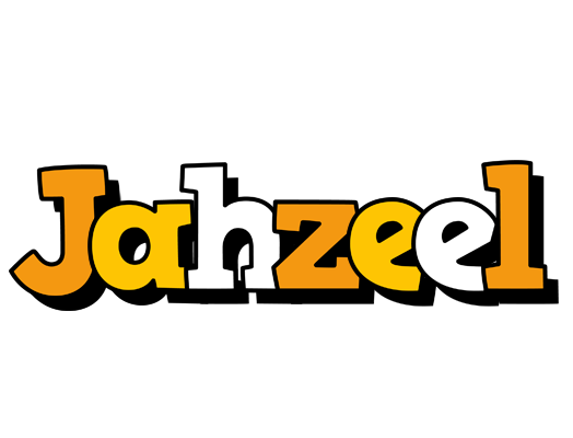 Jahzeel cartoon logo