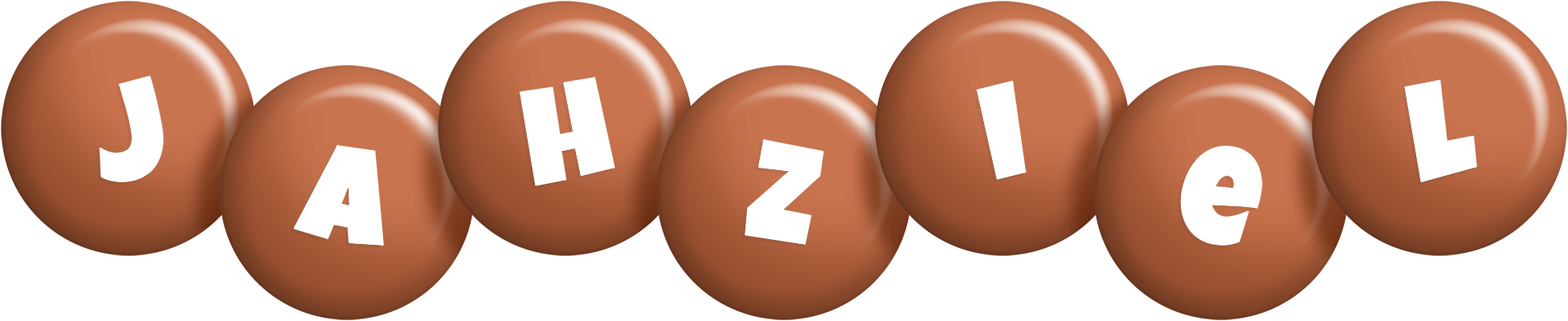 Jahziel candy-brown logo