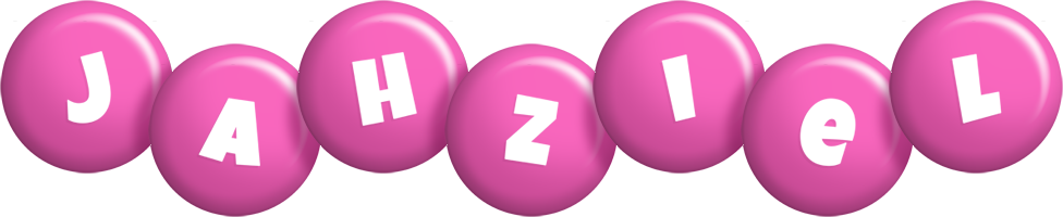 Jahziel candy-pink logo