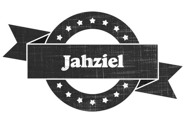 Jahziel grunge logo
