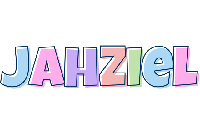 Jahziel pastel logo