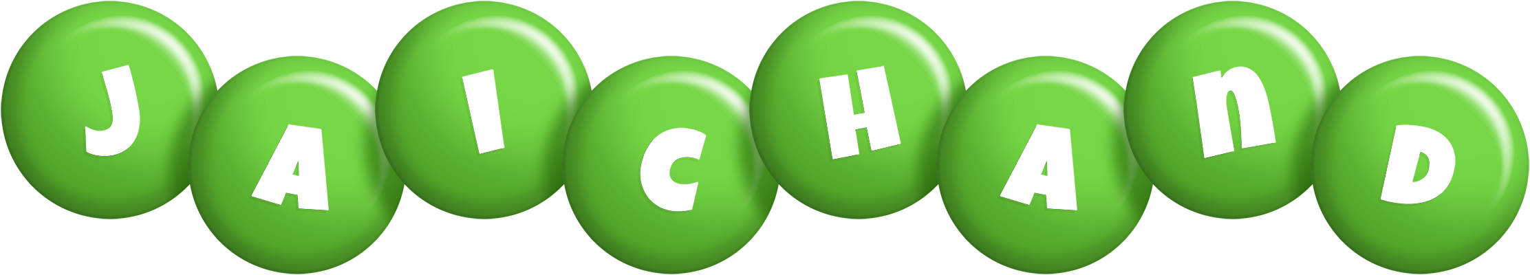 Jaichand candy-green logo