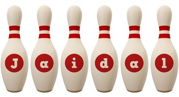 Jaidal bowling-pin logo