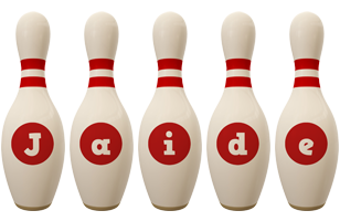 Jaide bowling-pin logo