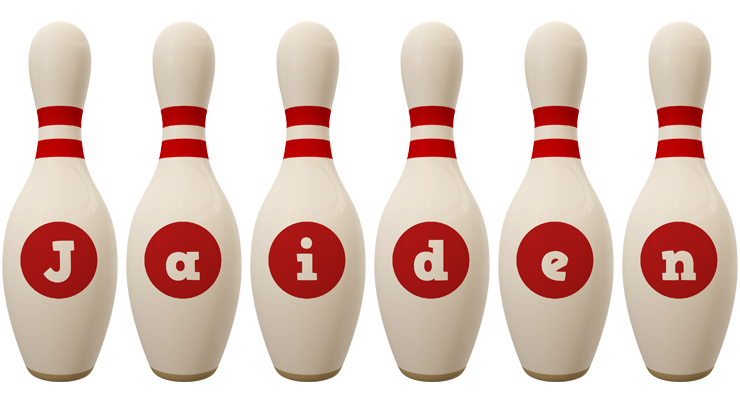 Jaiden bowling-pin logo