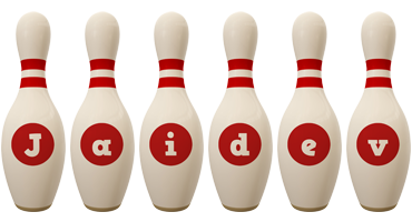 Jaidev bowling-pin logo